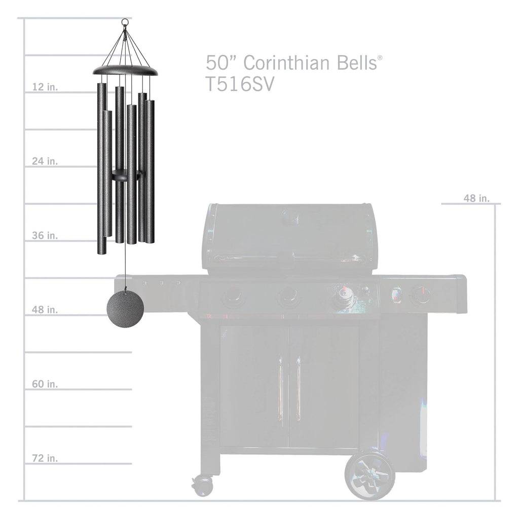 Black 50 Inch Wind Chime X602089