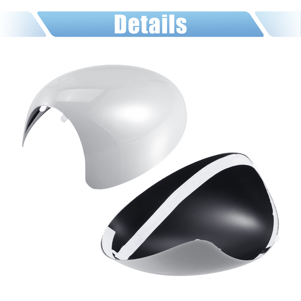 White Rearview Mirror Cover for Mini Cooper S Y523