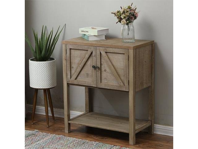 Wood Farmhouse Storage Cabinet I98732