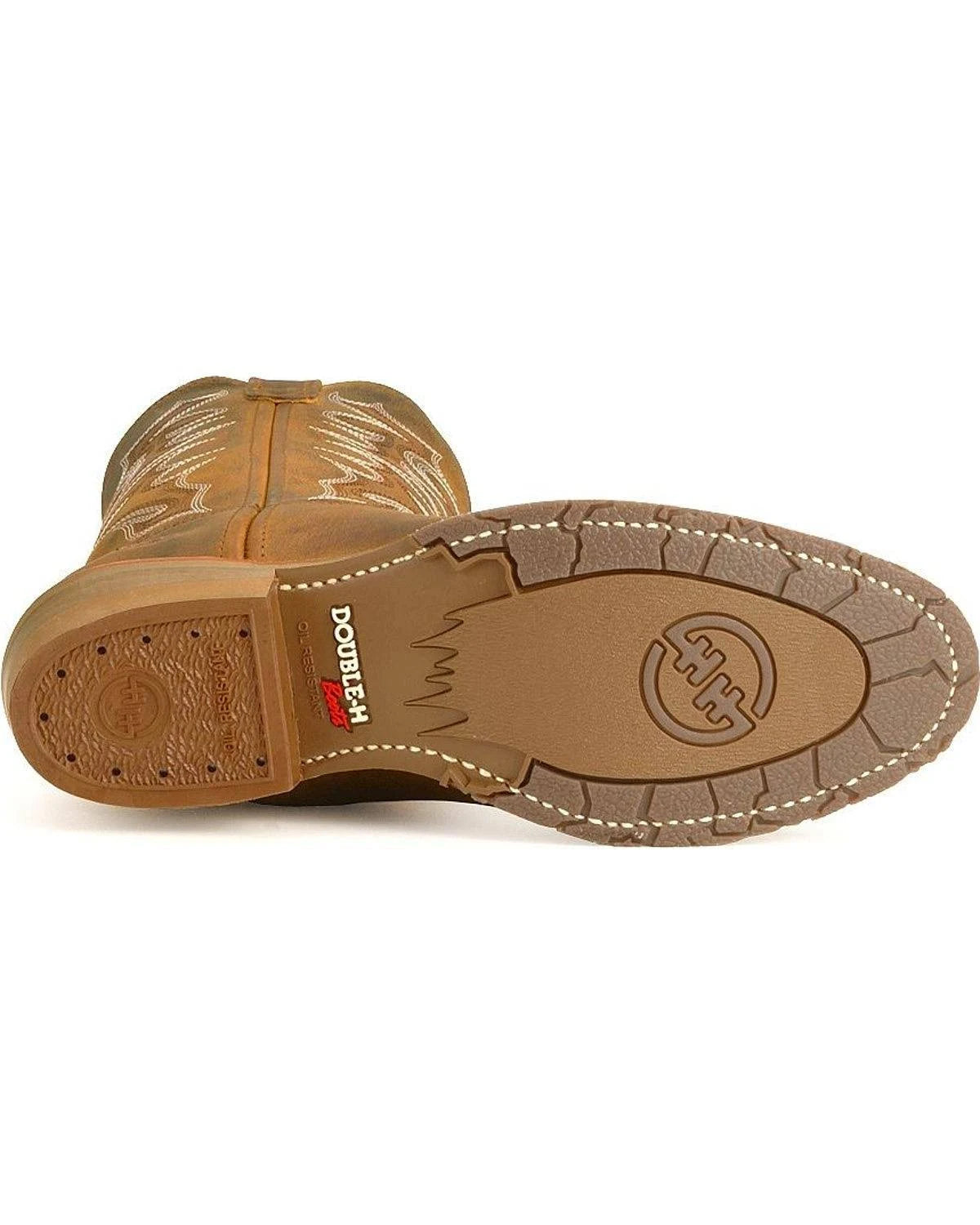 Brown Gel Ice Work Western Boots R917