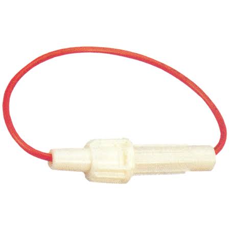 Glass Fuse Holder, 12 Gauge, pk25 V7395