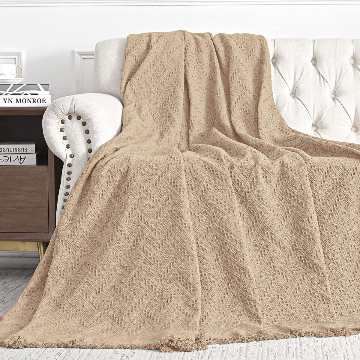 Sofa Cover for 3 Cushion Couch, X-Large 91 x 134, Sage G71127