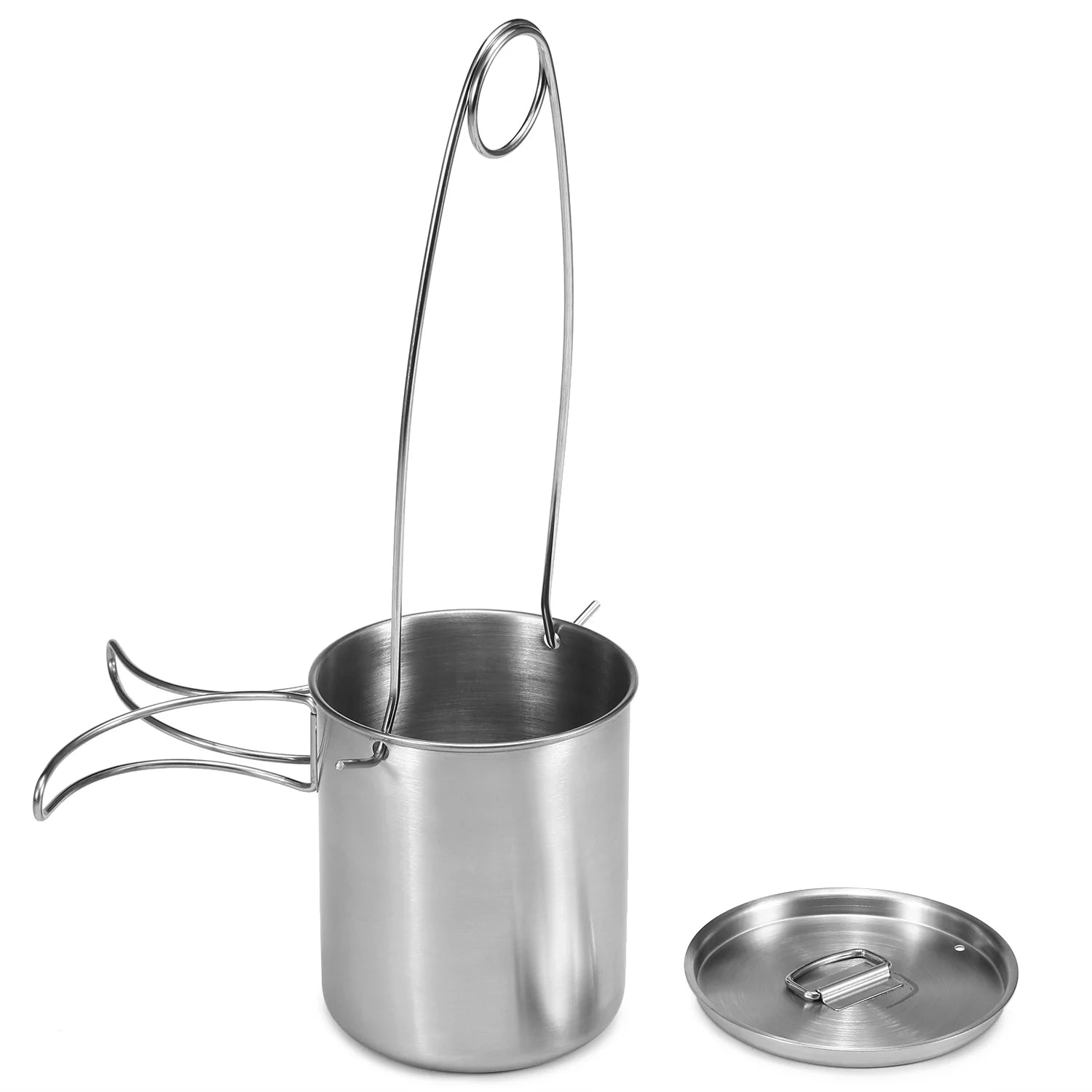 1000ml Stainless Steel Vacuum Insulated Water Bottle with Hanging Pot A296