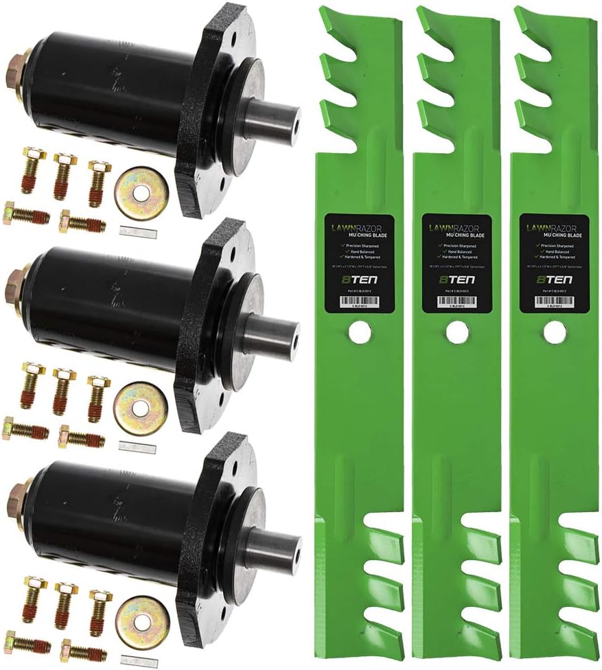 Spindle Toothed Blade Kit for 52 inch Mower Deck I294