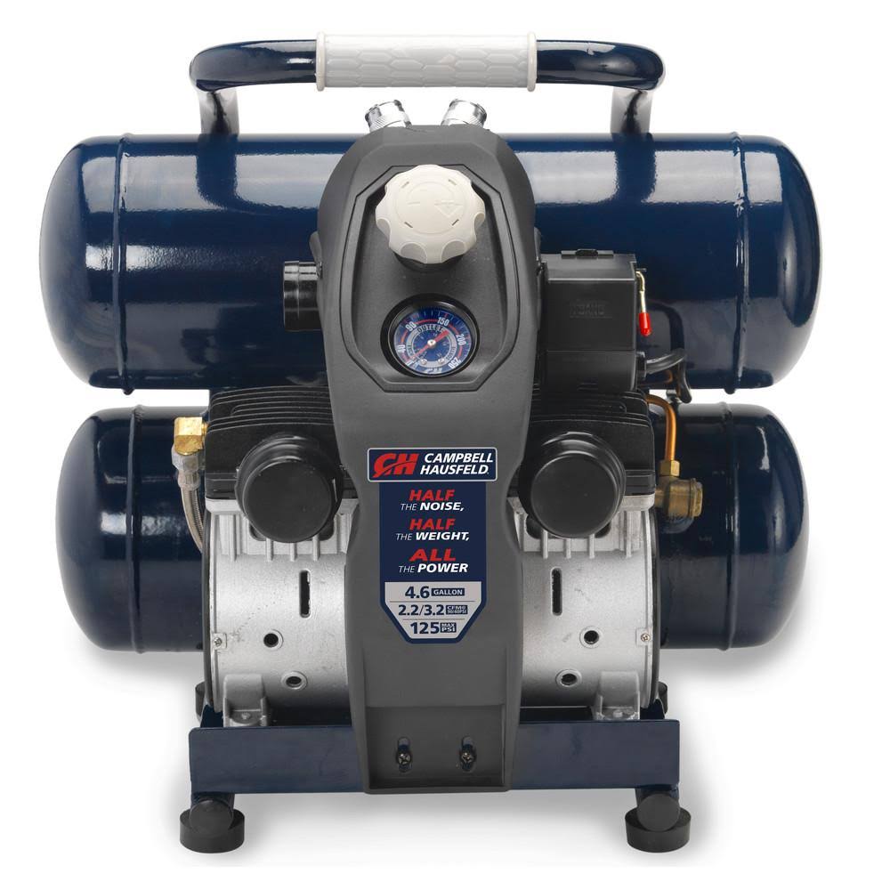1 HP 4.6 Gallon Twin Stack Air Compressor K3989