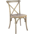Medium Natural with White Grain X-Back Chair D794