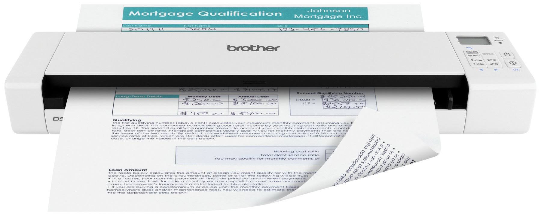 Wireless Duplex Mobile Color Page Scanner N2592