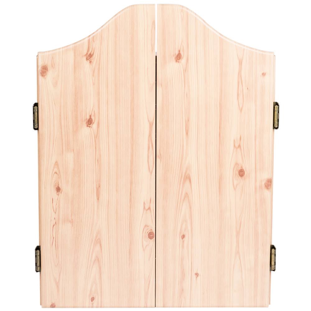 Oak Dartboard Cabinet Set I897
