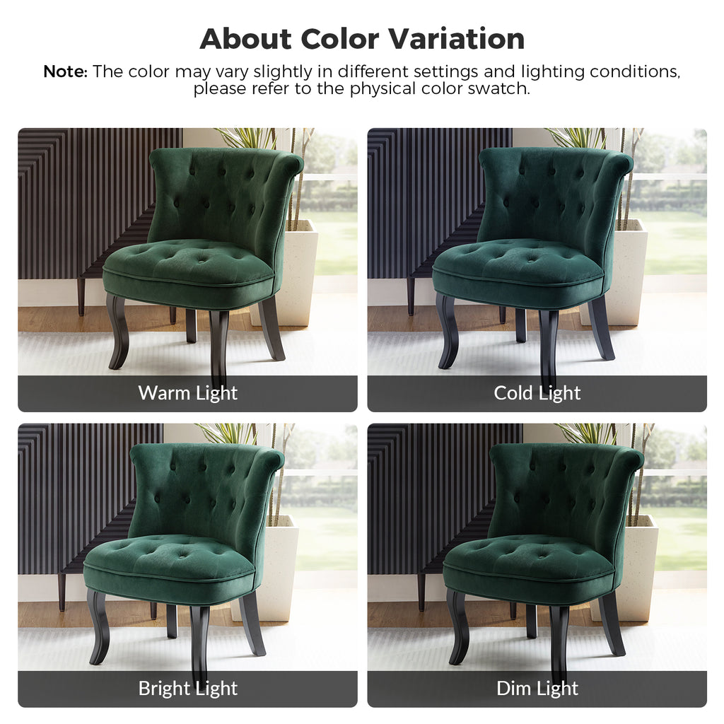Green Velvet Accent Chair O769658