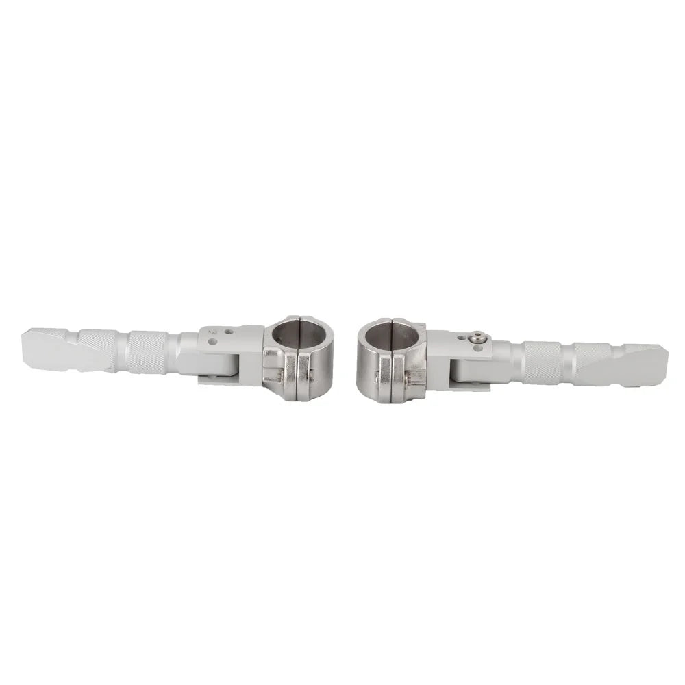 Universal Motorcycle 360 Rotatable Highway Crash Bar Foot Pegs X2585