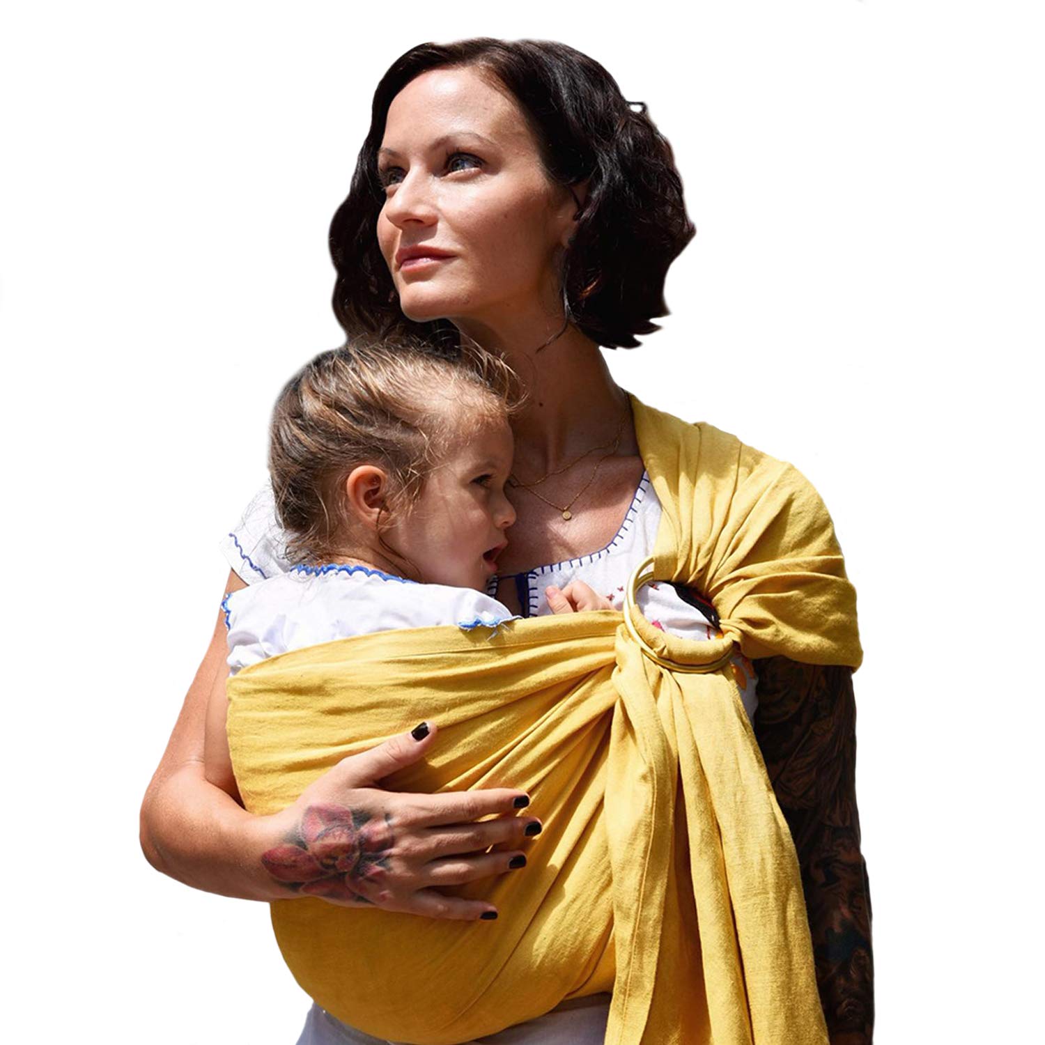 Bamboo and Linen Ring Sling Baby Carrier G960338