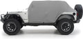 Gray Water-Resistant Cab Cover with Door Flap T99832