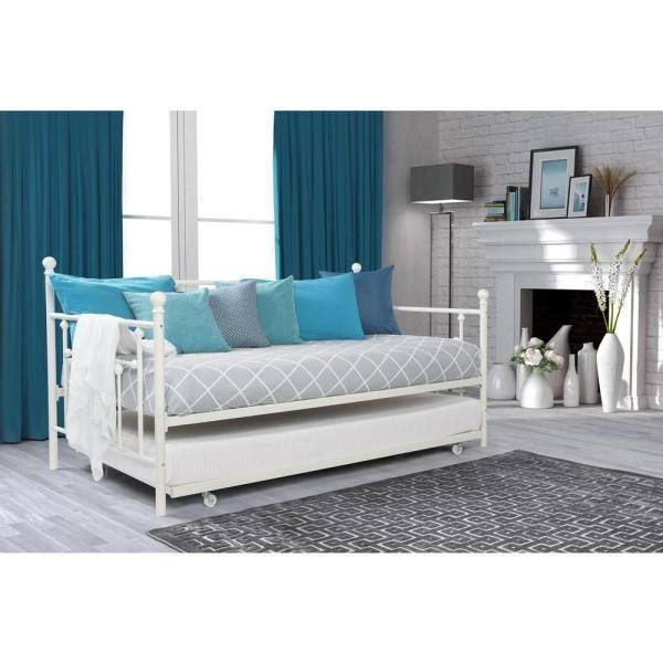 White Twin Daybed and Trundle Set K37957