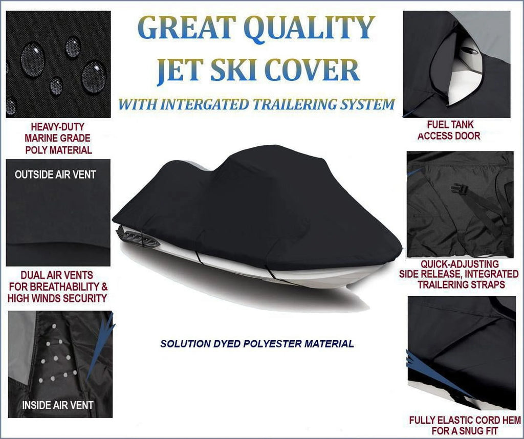 Black 600 Denier JetSki Cover W59630