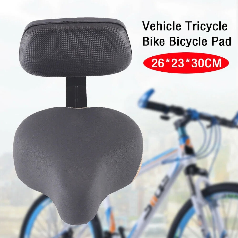 Wide Bicycle Saddle with Back H231316