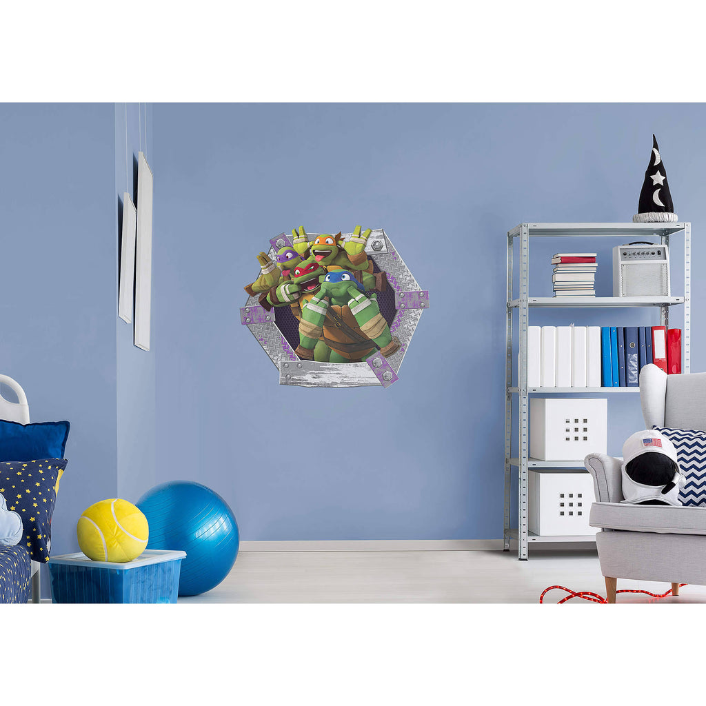 Teenage Mutant Ninja Turtles Goofy Faces Wall Decal Collection S72198