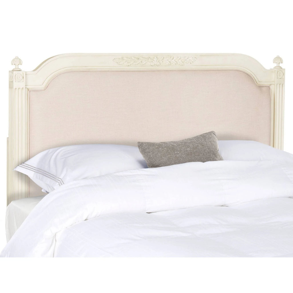 Beige Linen Queen Headboard R3369