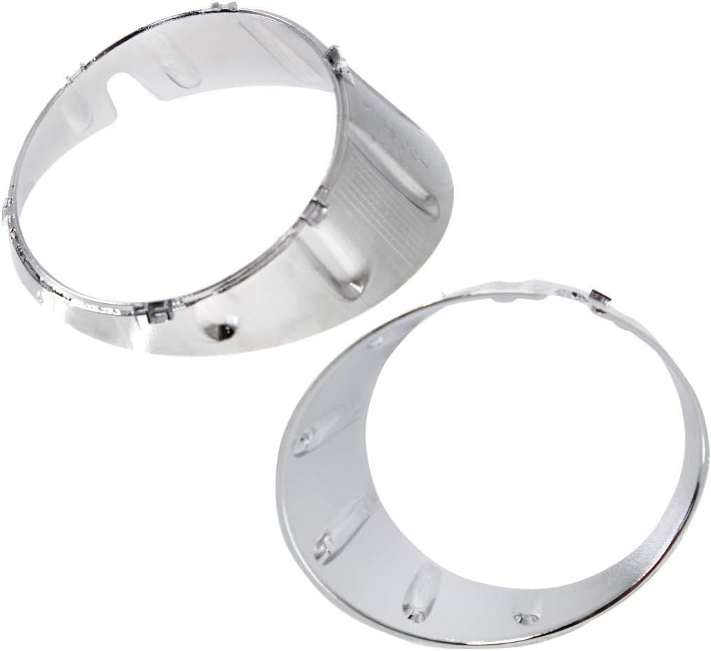 Chrome Fog Light Trim Pair for Mini Cooper Convertible Coupe Hatchback Wagon T52094