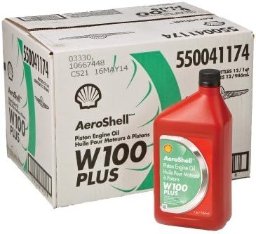AeroShell Oil W 100 Plus 1 Quart Case I54332
