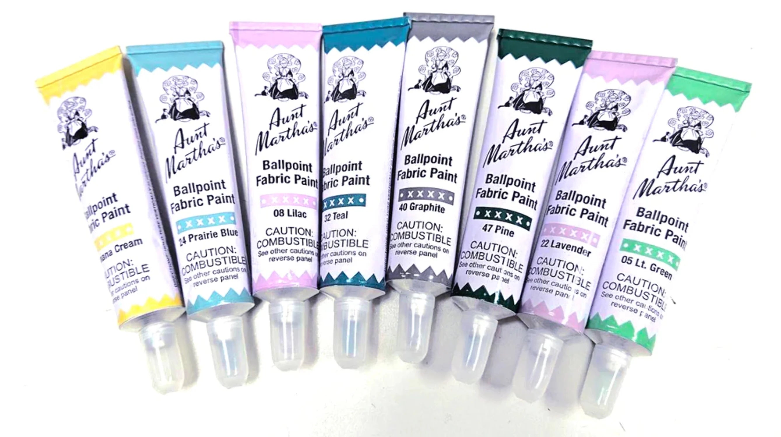 Ballpoint Paint Tubes 1oz 8 Colors D900317