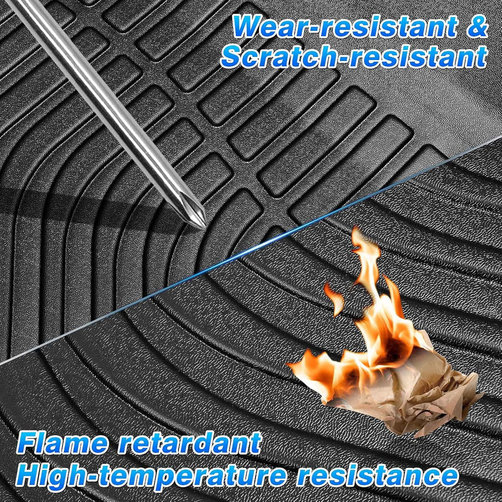 All Weather Non-Slip Floor Mats for Nissan Sentra 2020 2021 2022 1st & 2nd Row C150286