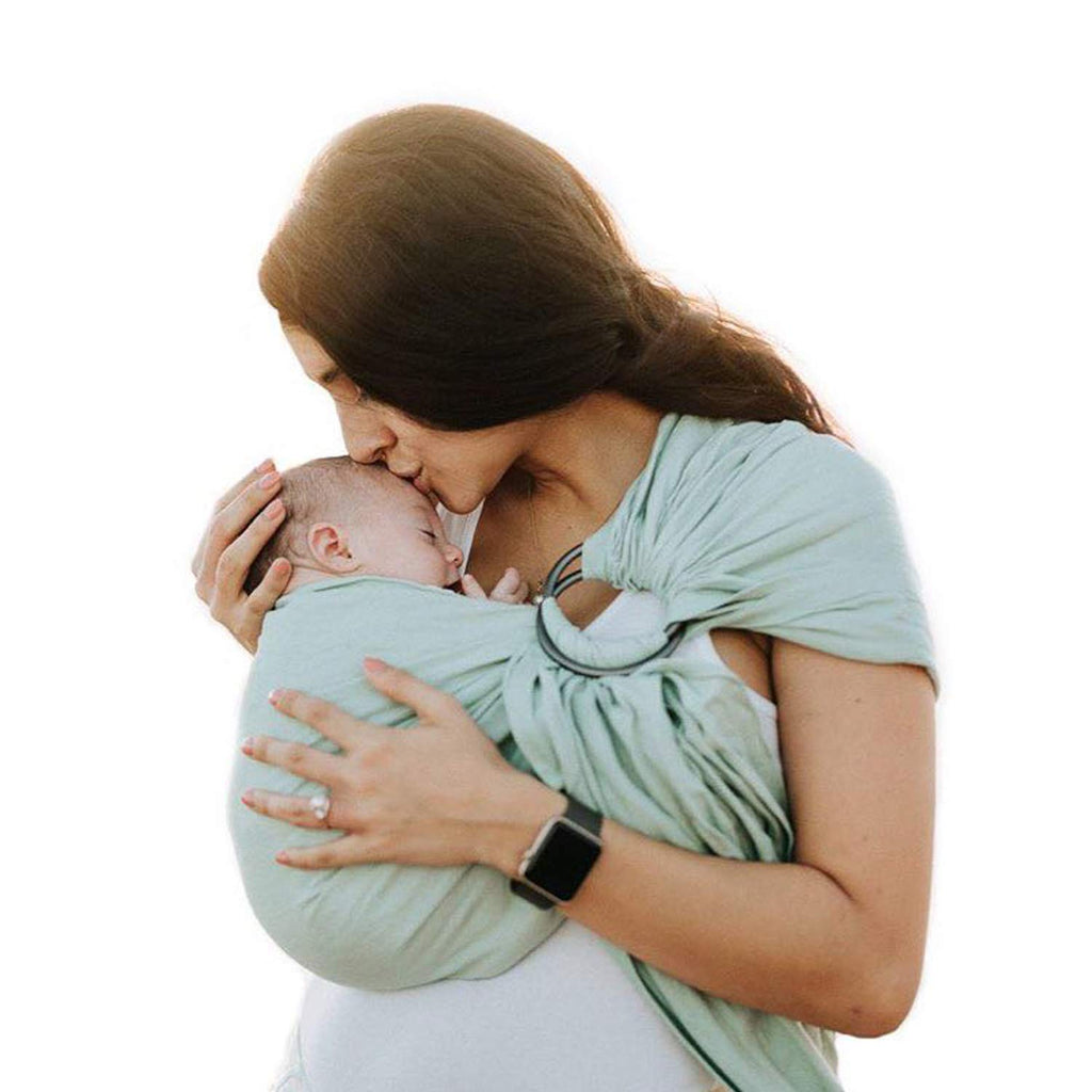 Bamboo and Linen Ring Sling Baby Carrier G960338