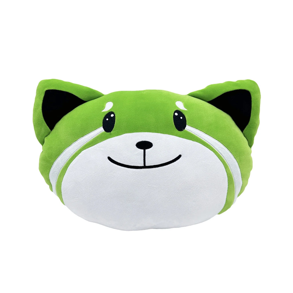Green Foxes Plush Stuffed Animal Pillow Toy K98407