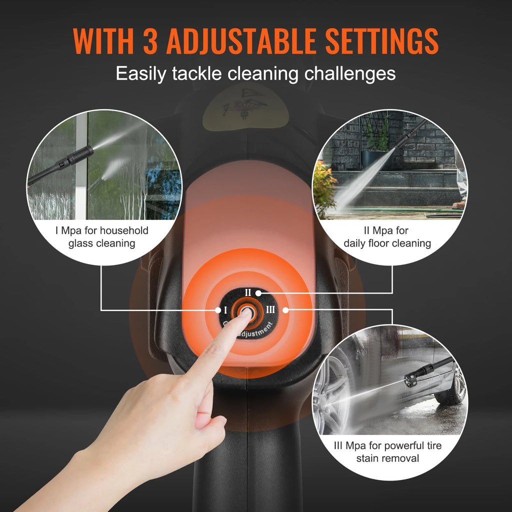 Cordless High Pressure Washer Car Gun 652 PSI J3327