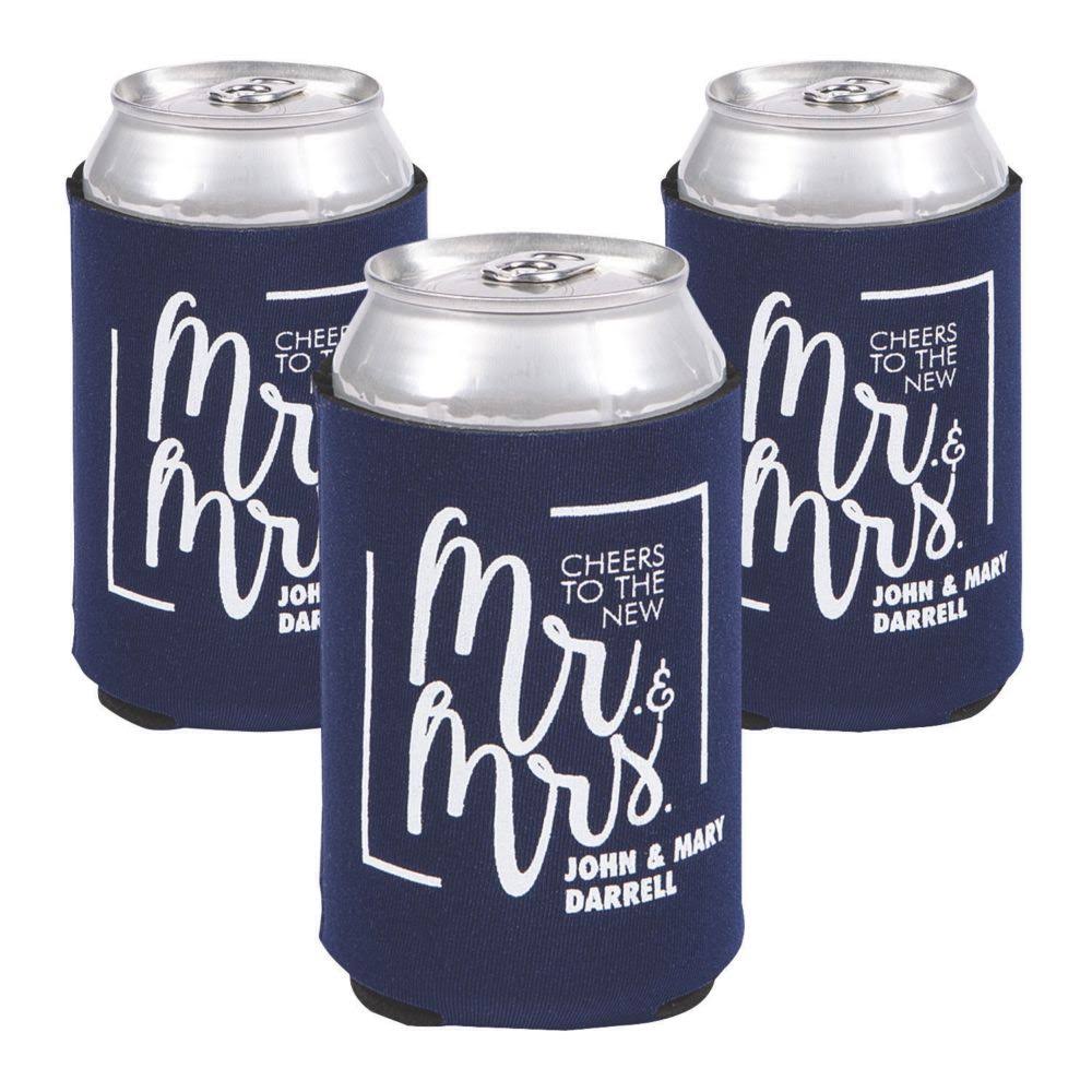 Navy Blue Can Coolers B211565