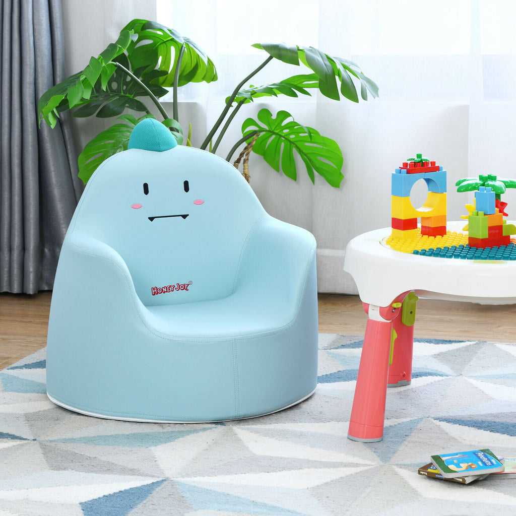 Blue Kids Cartoon Sofa Armchair Couch L597389