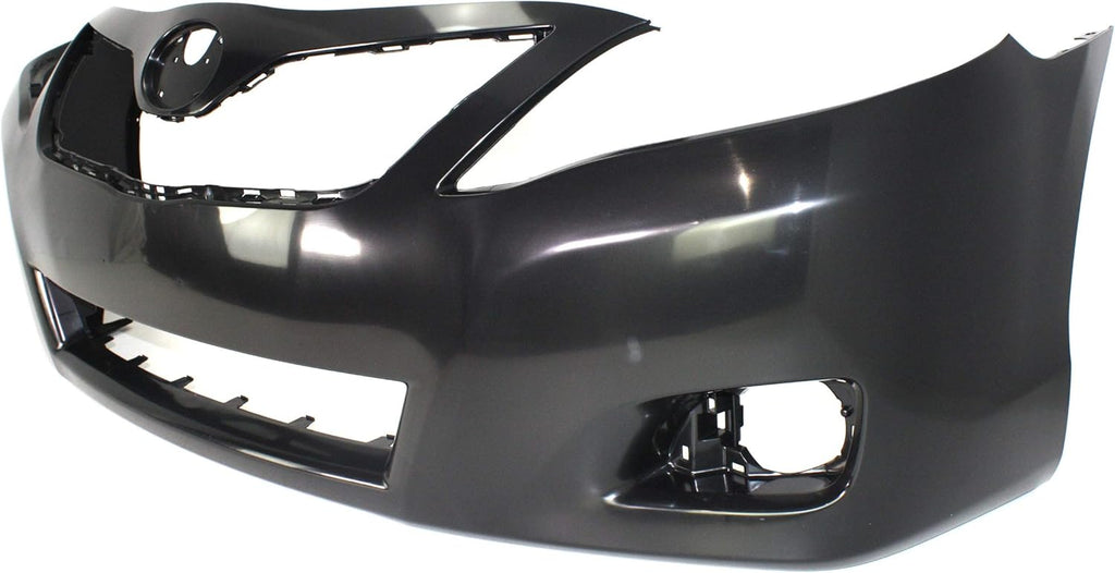 Front Bumper Cover Primed Plastic With Fog Light Holes C4374