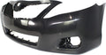Front Bumper Cover Primed Plastic With Fog Light Holes C4374