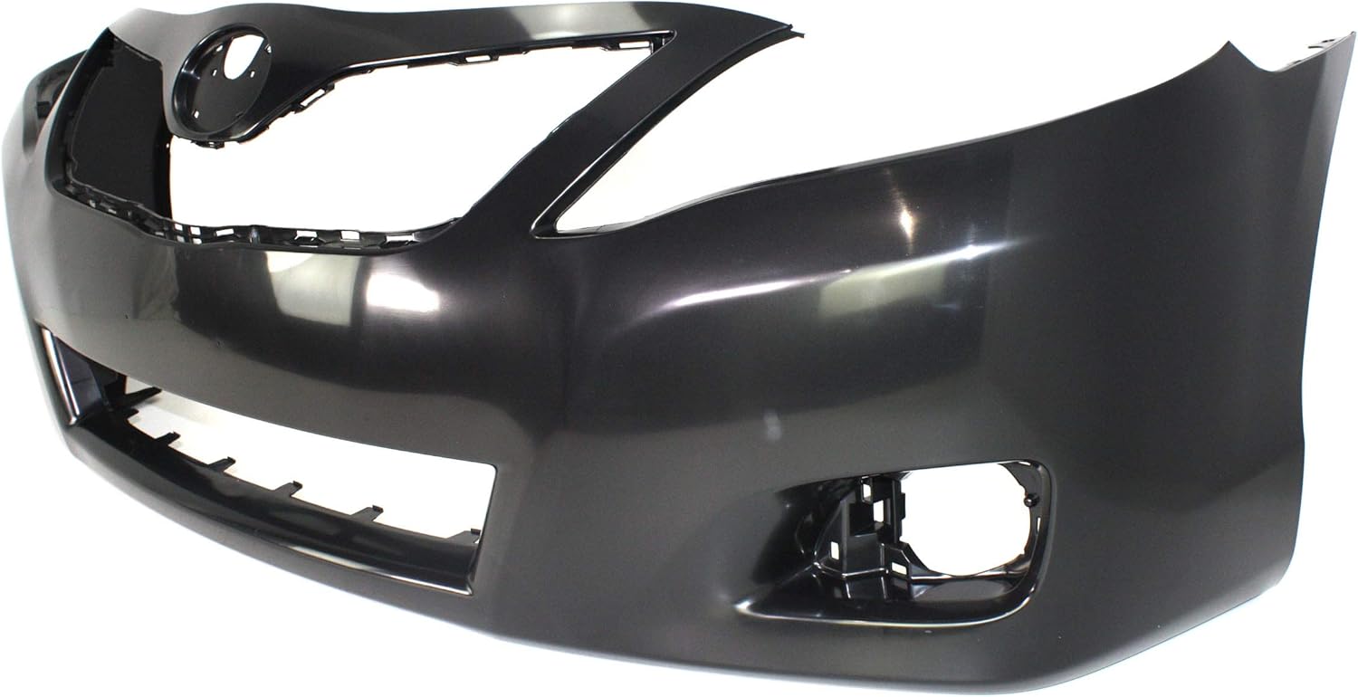 Front Bumper Cover Primed Plastic With Fog Light Holes C4374