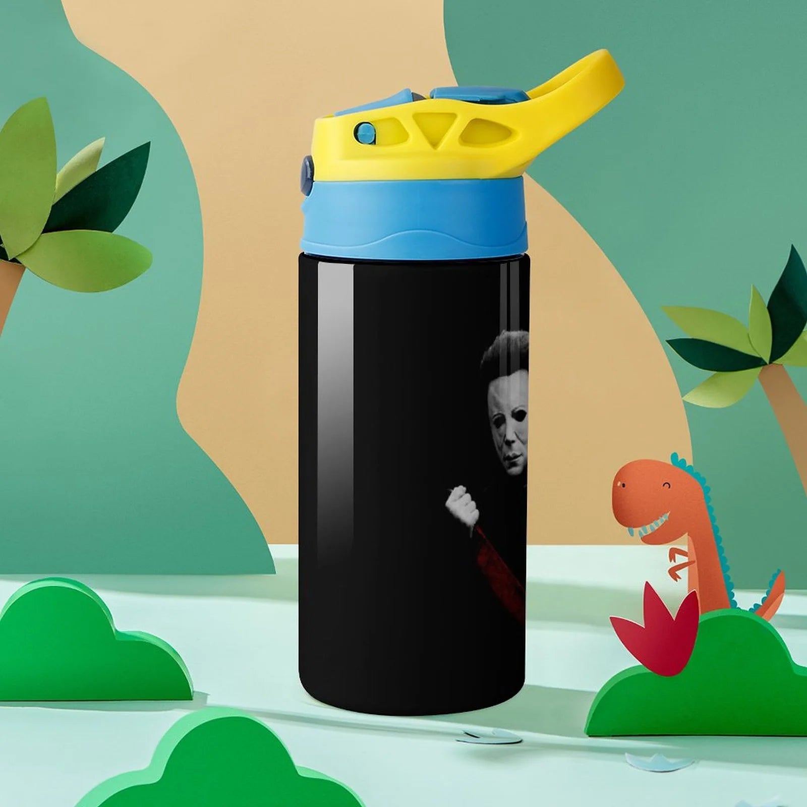 Insulated Stainless Steel Water Bottle with Straw X46409