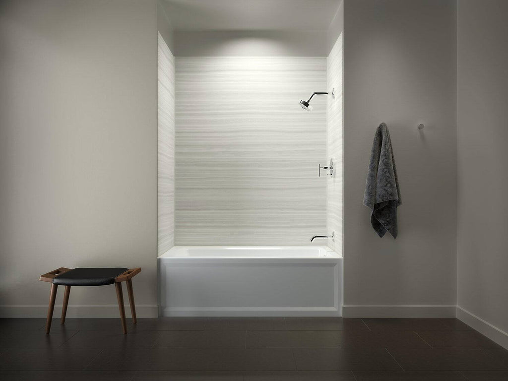 Alcove Bath with Integral Apron and Right-Hand Drain H4112