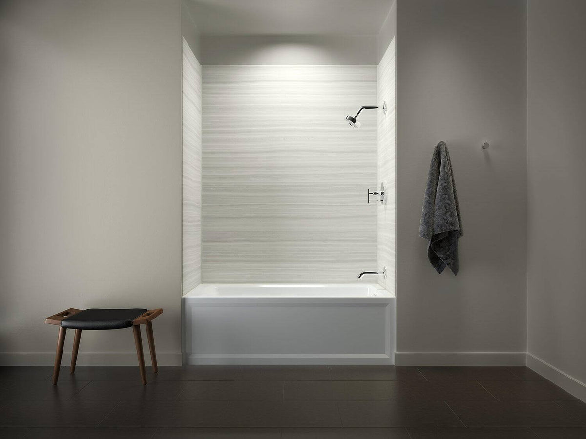 Alcove Bath with Integral Apron and Right-Hand Drain H4112