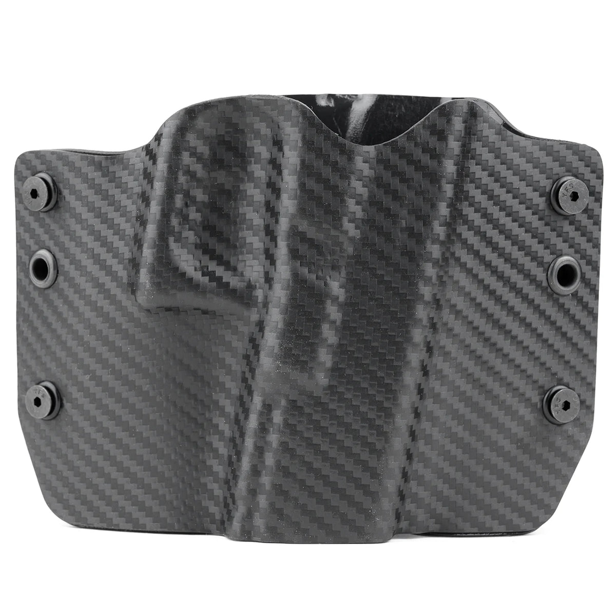 Black Carbon Fiber OWB Kydex Gun Holster S237