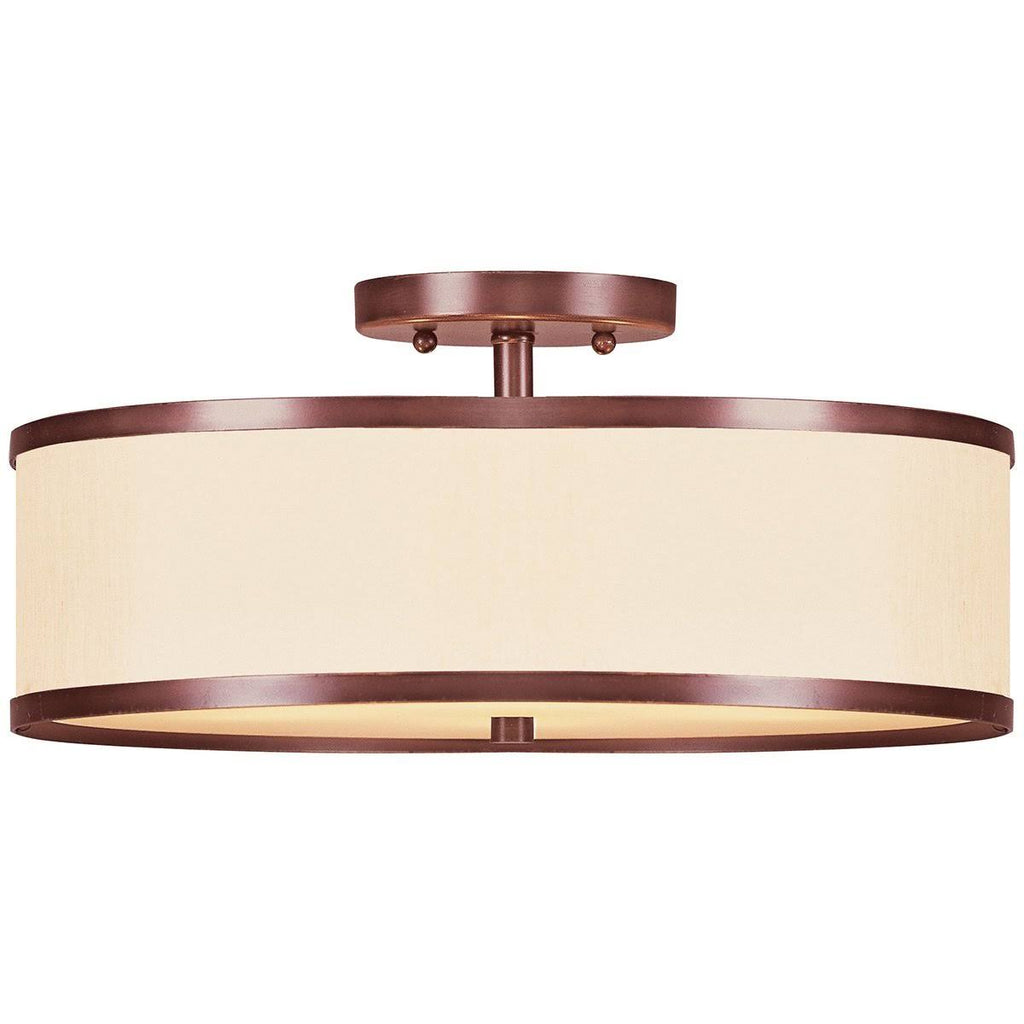 Bronze 3 Light Ceiling Mount V372
