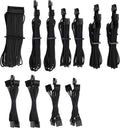 Red Individually Sleeved PSU Cables Pro Kit I667764