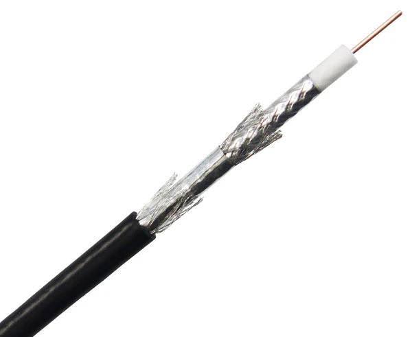 Direct Burial Quad Shielded Coaxial Cable, 18 AWG CCS A600