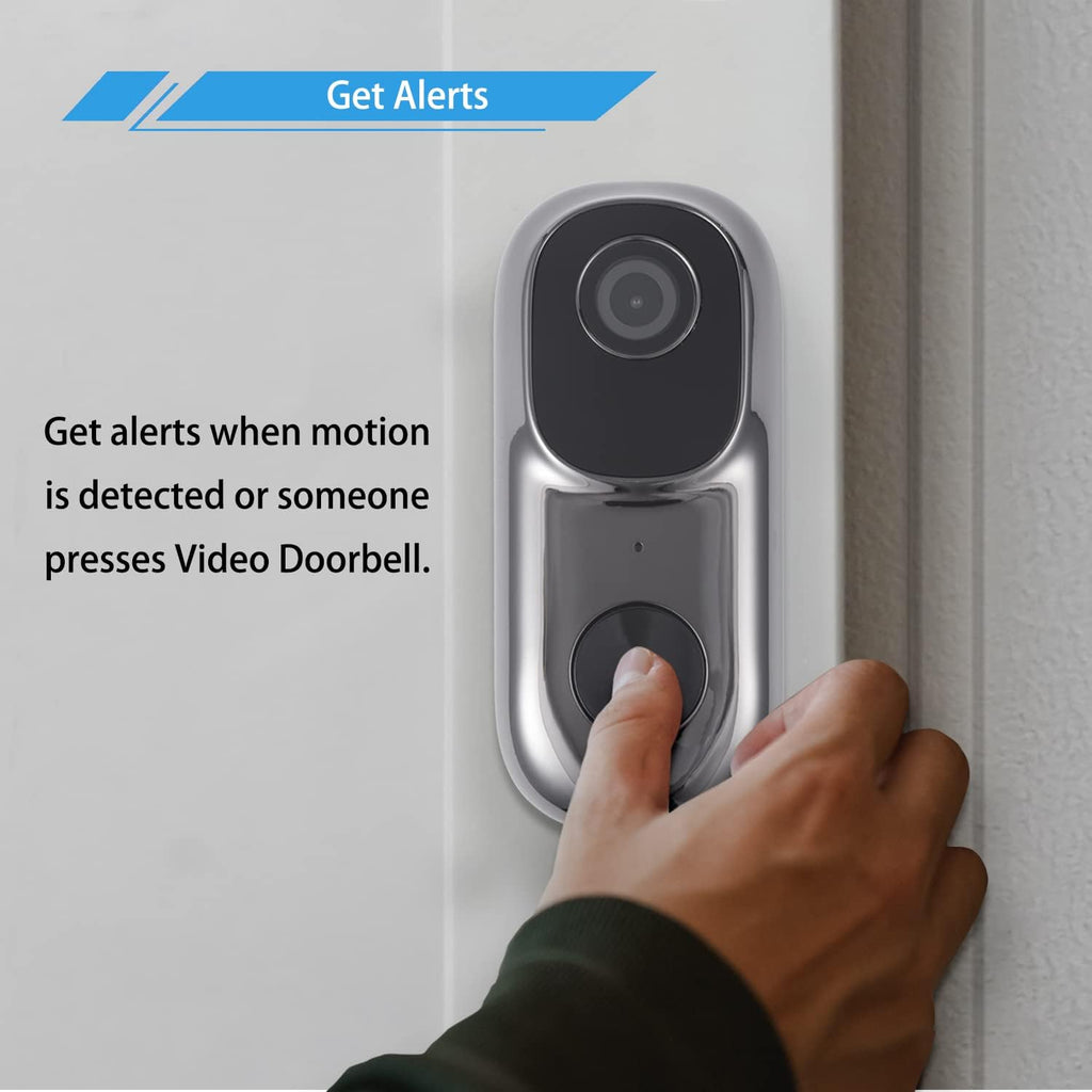 2K Video Doorbell Camera with 32GB Local Storage L209686
