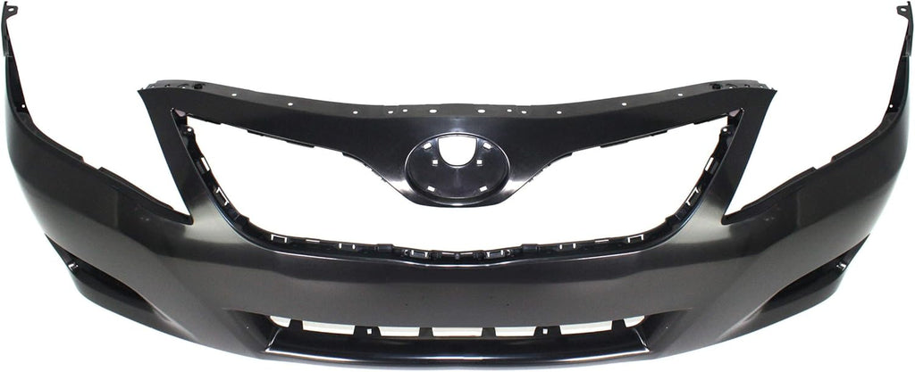 Front Bumper Cover Primed Plastic With Fog Light Holes C4374