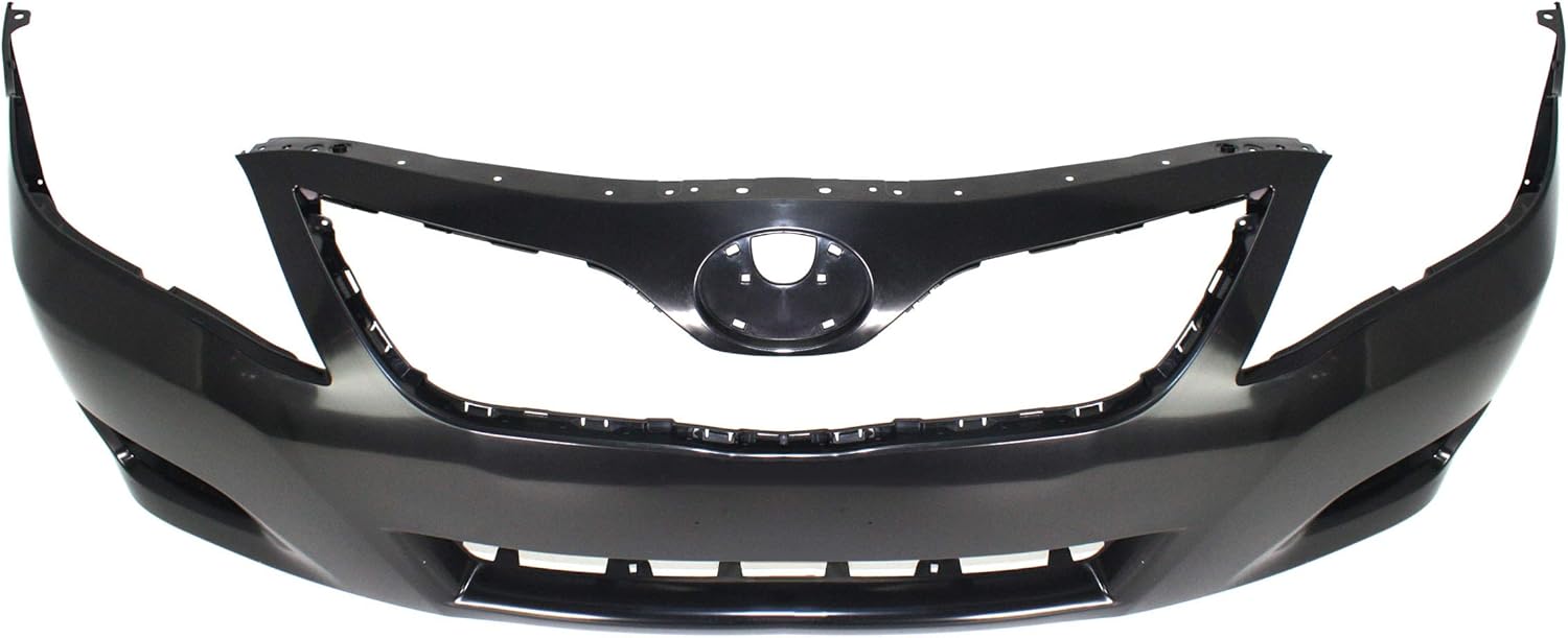 Front Bumper Cover Primed Plastic With Fog Light Holes C4374