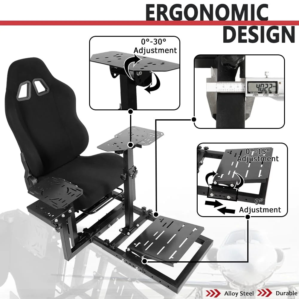 Racing Flight Sim Cockpit with Seat A51131