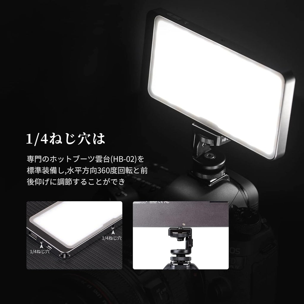 Bi-Color LED Video Light Kit Panel Pack of 2 Y521