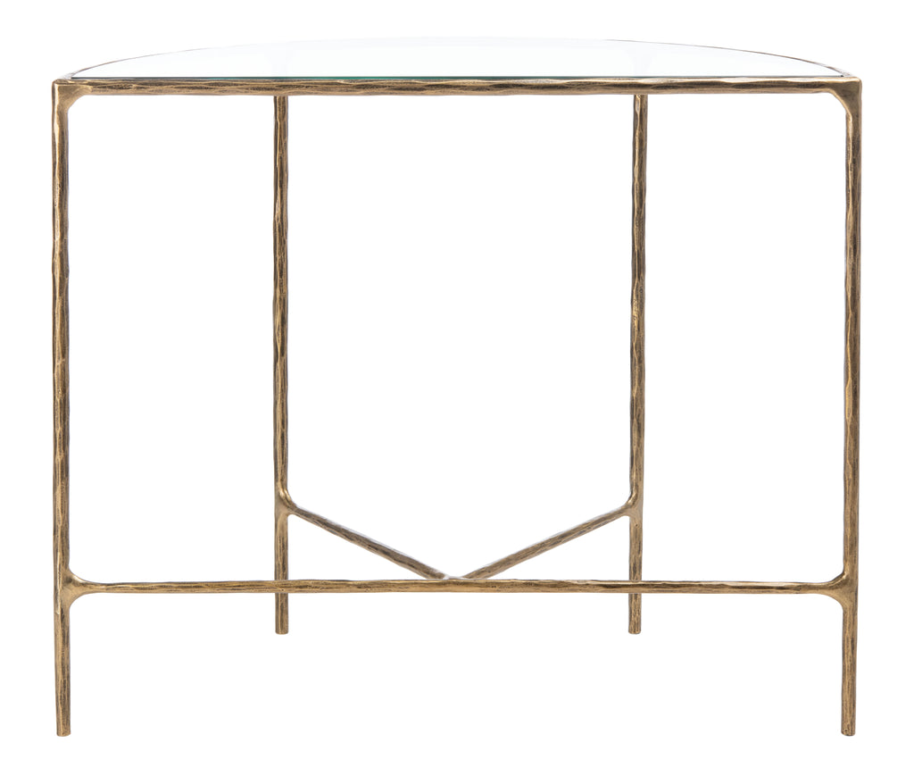 Brass Metal Console Table O87333