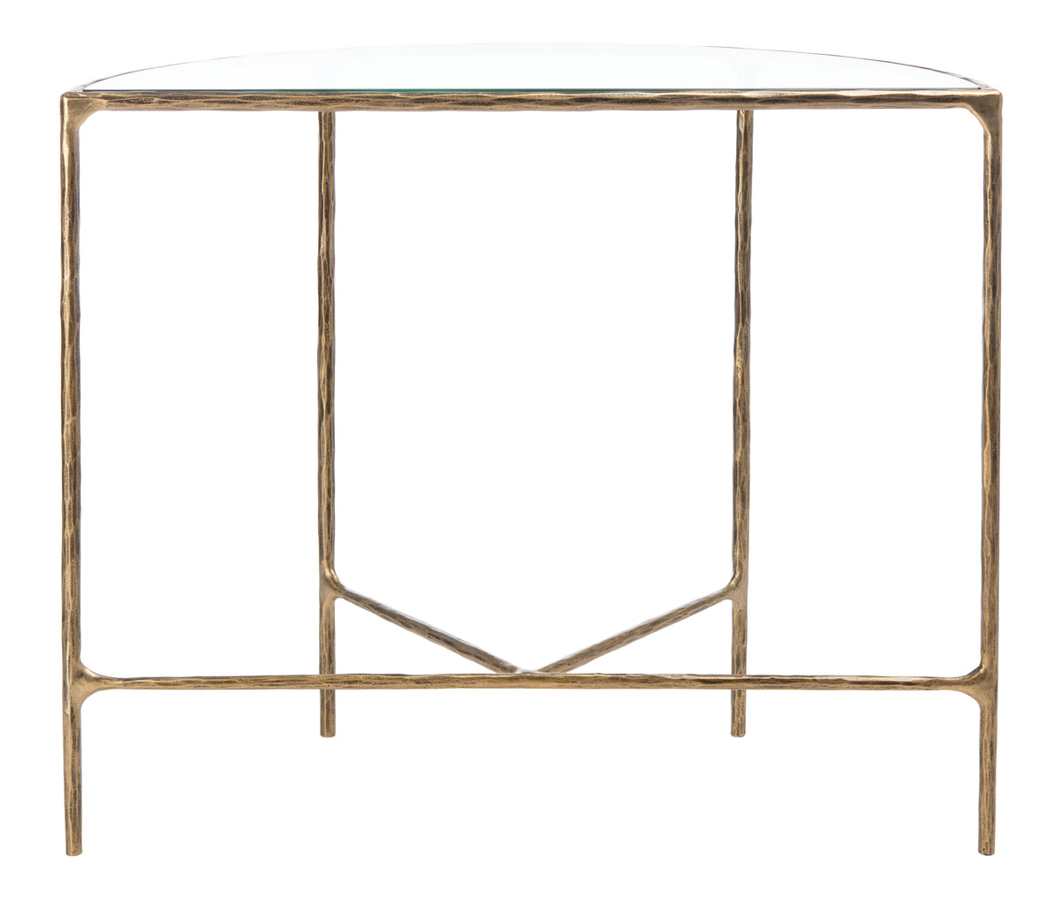 Brass Metal Console Table O87333
