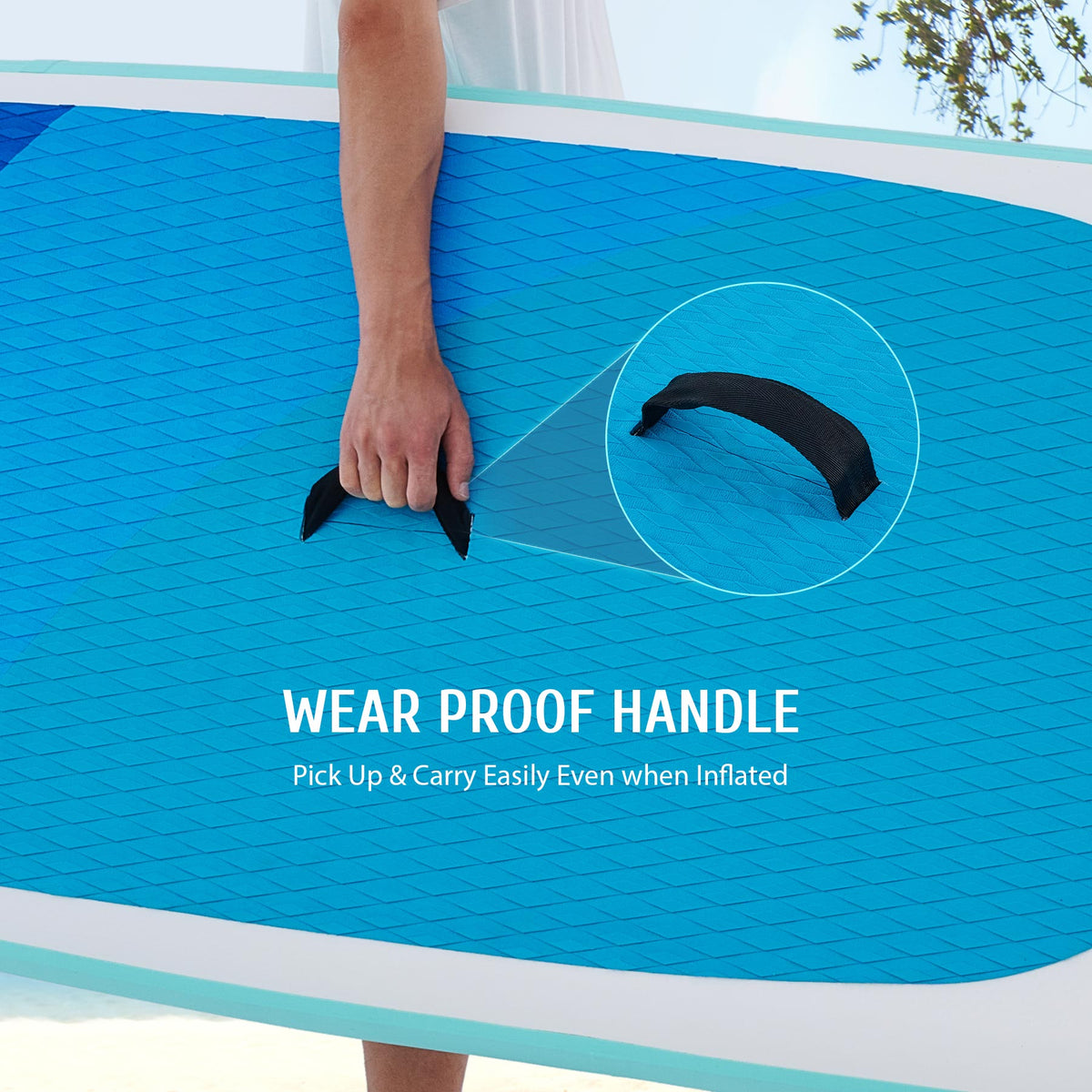 Inflatable Paddle Board 10'6" SUP Board Set with Air Pump, Green U67934