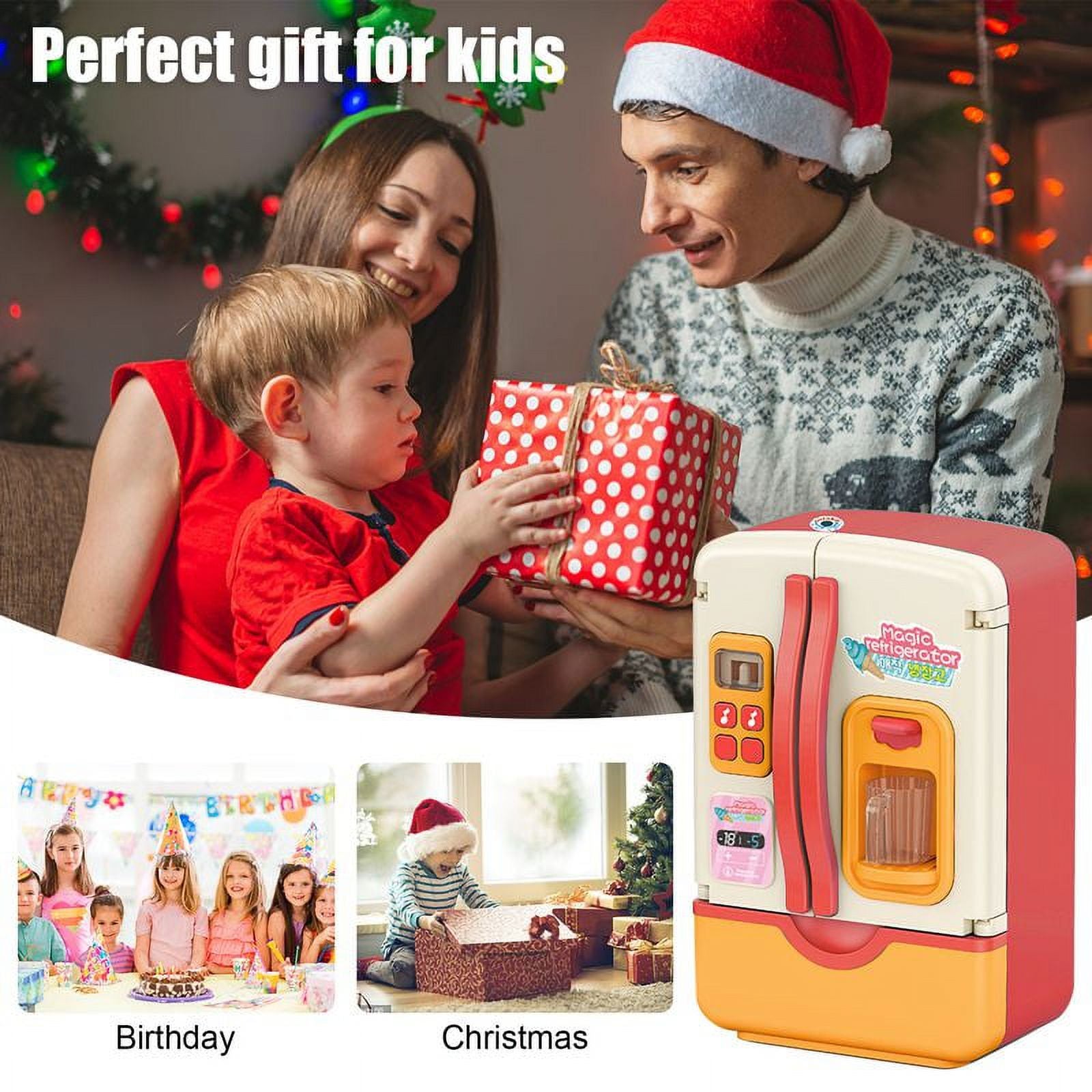 39 PCS Red Kids Play Refrigerator N847