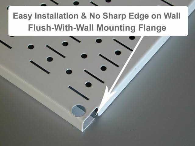 White Metal Pegboard Tool Storage Kit C3566